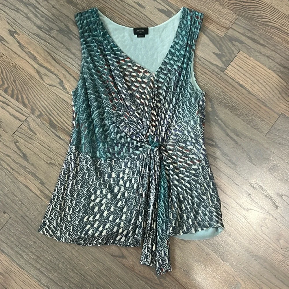 Sleeveless Print Boho-look top by Deletta, size Medium. - Picture 1 of 6